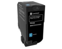 Lexmark 74C2SC0 cartucho de tóner 1 pieza(s) Original Cian