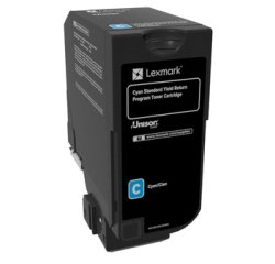 Lexmark 74C2SC0 cartucho de tóner 1 pieza(s) Original Cian