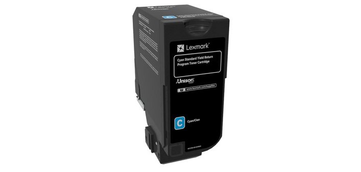 Lexmark 74C2SC0 Cartouche de toner 1 pièce(s) Original Cyan