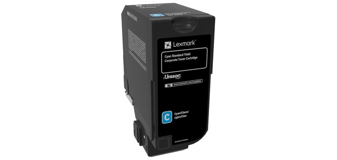 Lexmark 74C2SCE Cartouche de toner 1 pièce(s) Original Cyan