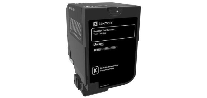 Lexmark 74C2HKE Cartouche de toner 1 pièce(s) Original Noir