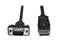 Tripp Lite P581-006-VGA-V2 câble vidéo et adaptateur 1,8 m DisplayPort Noir