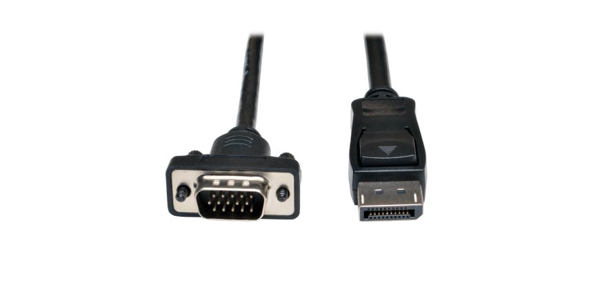 Tripp Lite P581-006-VGA-V2 câble vidéo et adaptateur 1,8 m DisplayPort Noir