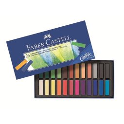 FABER-CASTELL Pastel tendre CREATIVE STUDIO, étui de 24