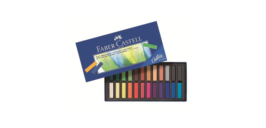 FABER-CASTELL Pastel tendre CREATIVE STUDIO, étui de 24