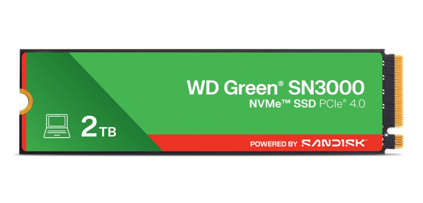 SanDisk SN3000 500Go M.2 PCI Express 4.0 NVMe QLC 3D NAND