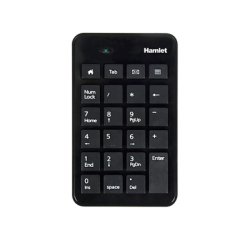Hamlet XKPADUBK numeric keypad Laptop/PC USB Black