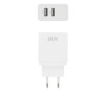 DLH Chargeur secteur 2 ports USB 12W