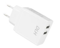 DLH Chargeur secteur 2 ports USB 12W