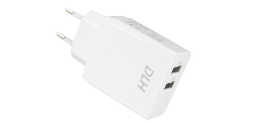 DLH Chargeur secteur 2 ports USB 12W
