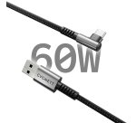 Cygnett CY5106PCUSA USB cable USB 2.0 1 m USB C USB A 0.48 Gbit/s 60 W Black