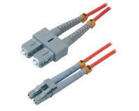 MCL Jarretière optique OM2 duplex multimode 50/125 - SC / LC 2m