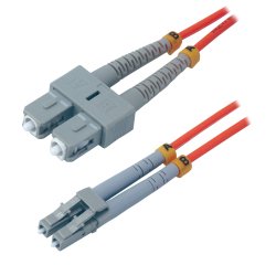 MCL Jarretière optique OM2 duplex multimode 50/125 - SC / LC 2m