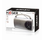 Haeger PR-BIB.004B radio Portátil Digital Plata