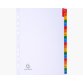 Intercalaires Imprimés alphabétiques carte blanche 160g - 20 positions - A4 - Blanc