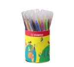 Feutre coloriage stabilo power capuchon ventilé encre lavable pointe moyenne ne sèche pas pot 36 unités
