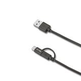 Celly USBCMICRO cable USB USB A USB C/Micro-USB B Negro