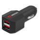 Crosscall CV2.PE.NR000 chargeur d'appareils mobiles Universel Noir, Rouge Allume-cigare Auto