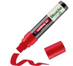 Marqueur edding 55 ecoline peinture base eau pointe      biseautee 4/15mm coloris      rouge