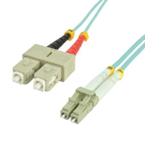 MCL FJOM3/SCLC-20M câble InfiniBand et à fibres optiques SC LC Bleu, Multicolore