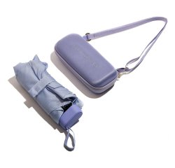 Muitomas UMBRCASEVL umbrella Violet Metal Polyester Compact Rain umbrella