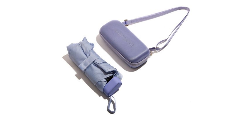 Muitomas UMBRCASEVL paraguas Violeta Metal Poliéster Compacto