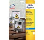Avery J4775-10 self-adhesive label Rectangle Permanent White 10 pc(s)