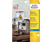 Avery J4775-10 self-adhesive label Rectangle Permanent White 10 pc(s)