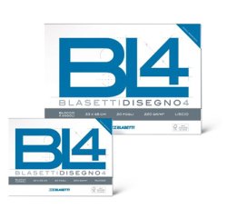 Blasetti BL4 carta da disegno Aspro 20 fogli