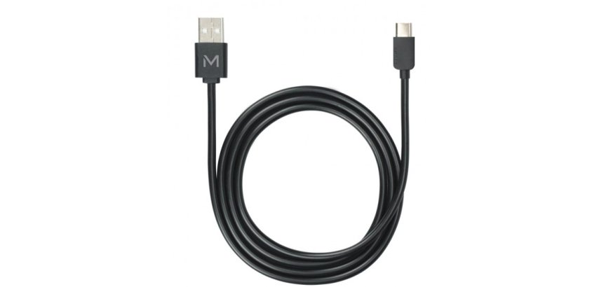 Mobilis 001278 cable USB 1 m USB A USB C Negro