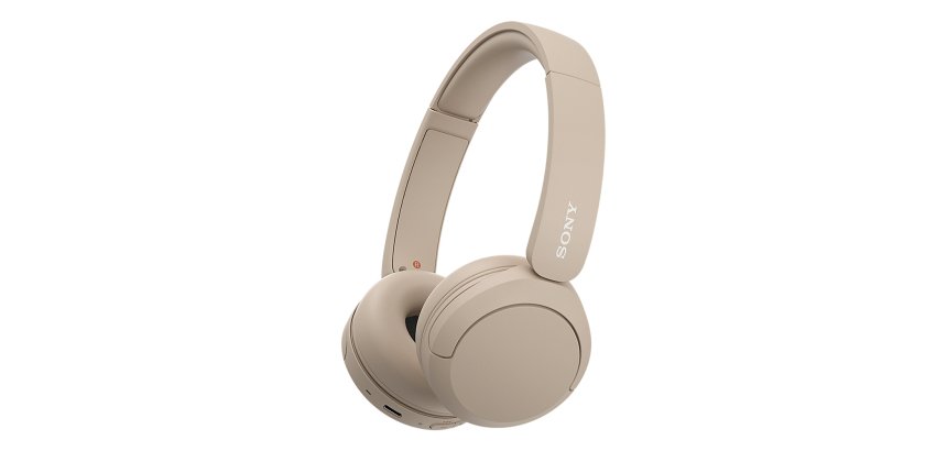 Sony WH-CH520 Headset Wireless Head-band Calls/Music USB Type-C Bluetooth Charging stand Cream