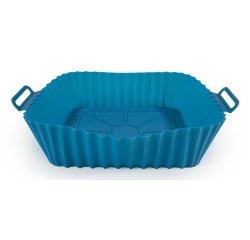 Muitomas Set teglia per friggitrice ad aria blu ottanio