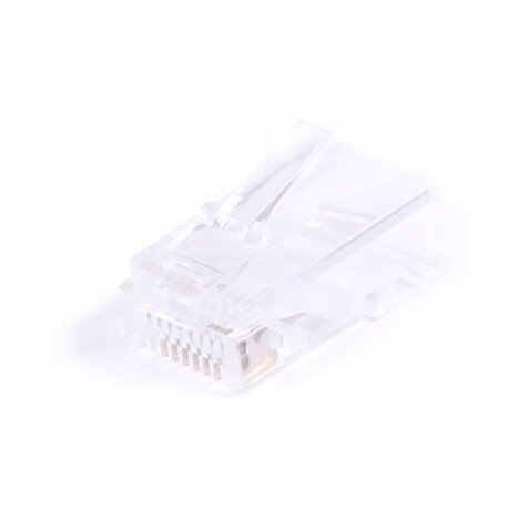 Uniformatic RJ45 100pcs connecteur de fils Transparent