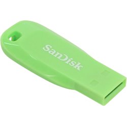 SanDisk Cruzer Blade - Clé USB - 32 Go - USB 2.0 - vert électrique