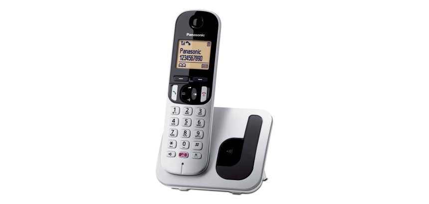 Panasonic KX-TGC250JTS telephone DECT telephone Caller ID Black, Silver