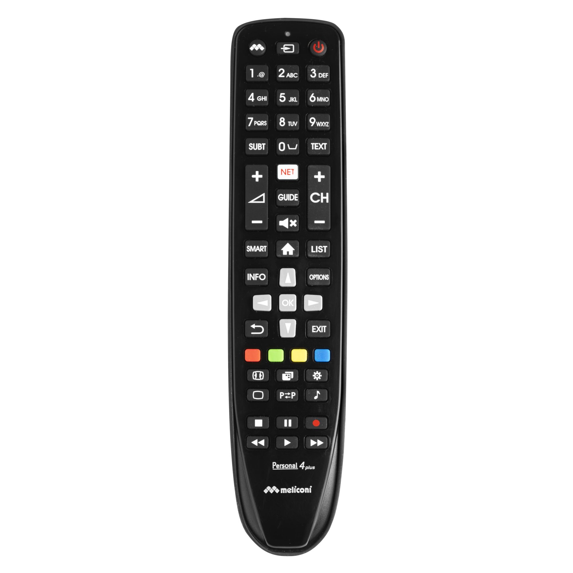 Meliconi Gumbody Personal 4 plus remote control IR Wireless TV Press buttons