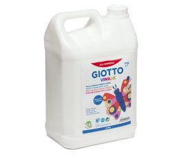 Colle vinilik blanche forte giotto sans solvant usage     multi supports flacon 5kg
