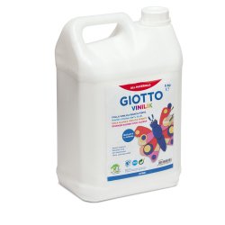 Colle vinilik blanche forte giotto sans solvant usage     multi supports flacon 5kg