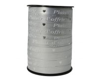 Bolduc bob plaisir doffrir 225mx10mm Agt - Argent