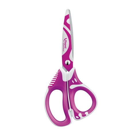 Ciseaux Zenoa Fit, longueur: 130 mm, asymétrique, rond