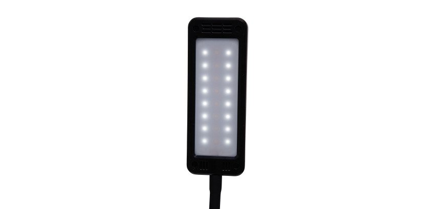 LED-Schreibtischlampe Pearly Colour Vario, schwarz