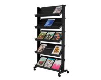 Porte-prospectus Uno easyDisplays, 5 étagères