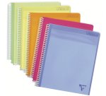 Meeting Book Linicolor FRESH cahier reliure intégrale A4+ 160 pages détachables couverture plastique polypropyène rainuré Couleur aléatoire - Assortis