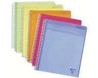 Meeting Book Linicolor FRESH cahier reliure intégrale A4+ 160 pages détachables couverture plastique polypropyène rainuré Couleur aléatoire - Assortis