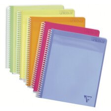 Meeting Book Linicolor FRESH cahier reliure intégrale A4+ 160 pages détachables couverture plastique polypropyène rainuré Couleur aléatoire - Assortis