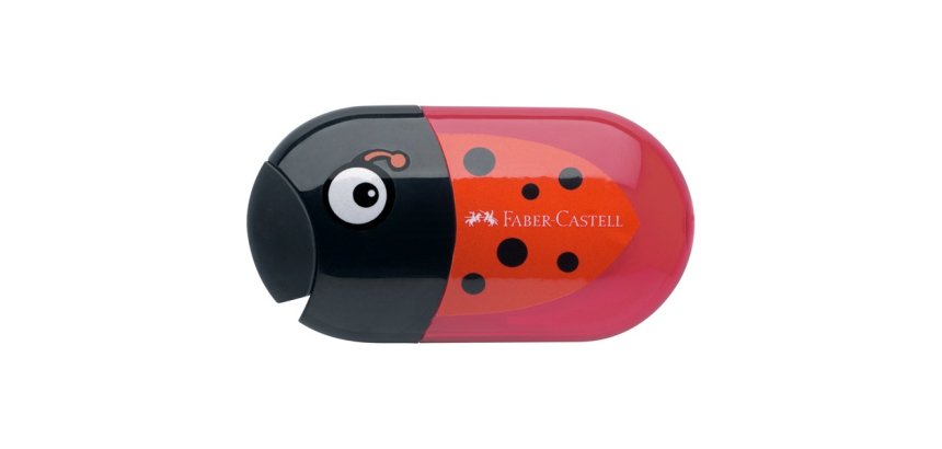 Faber-Castell 183526 pencil sharpener Manual pencil sharpener Black, Red
