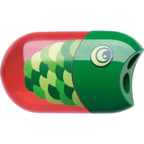 Faber-Castell 183525 temperino Temperamatite manuale Verde, Rosso