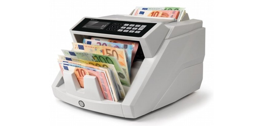 Safescan 2465-S Contabanconote Nero, Bianco