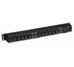 Eaton EFLX12I unité de distribution d'énergie 13 sortie(s) CA 1U Noir