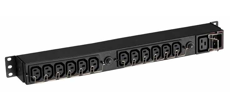 Eaton EFLX12I unité de distribution d'énergie 13 sortie(s) CA 1U Noir